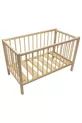 Letto per bambole in legno Montessori