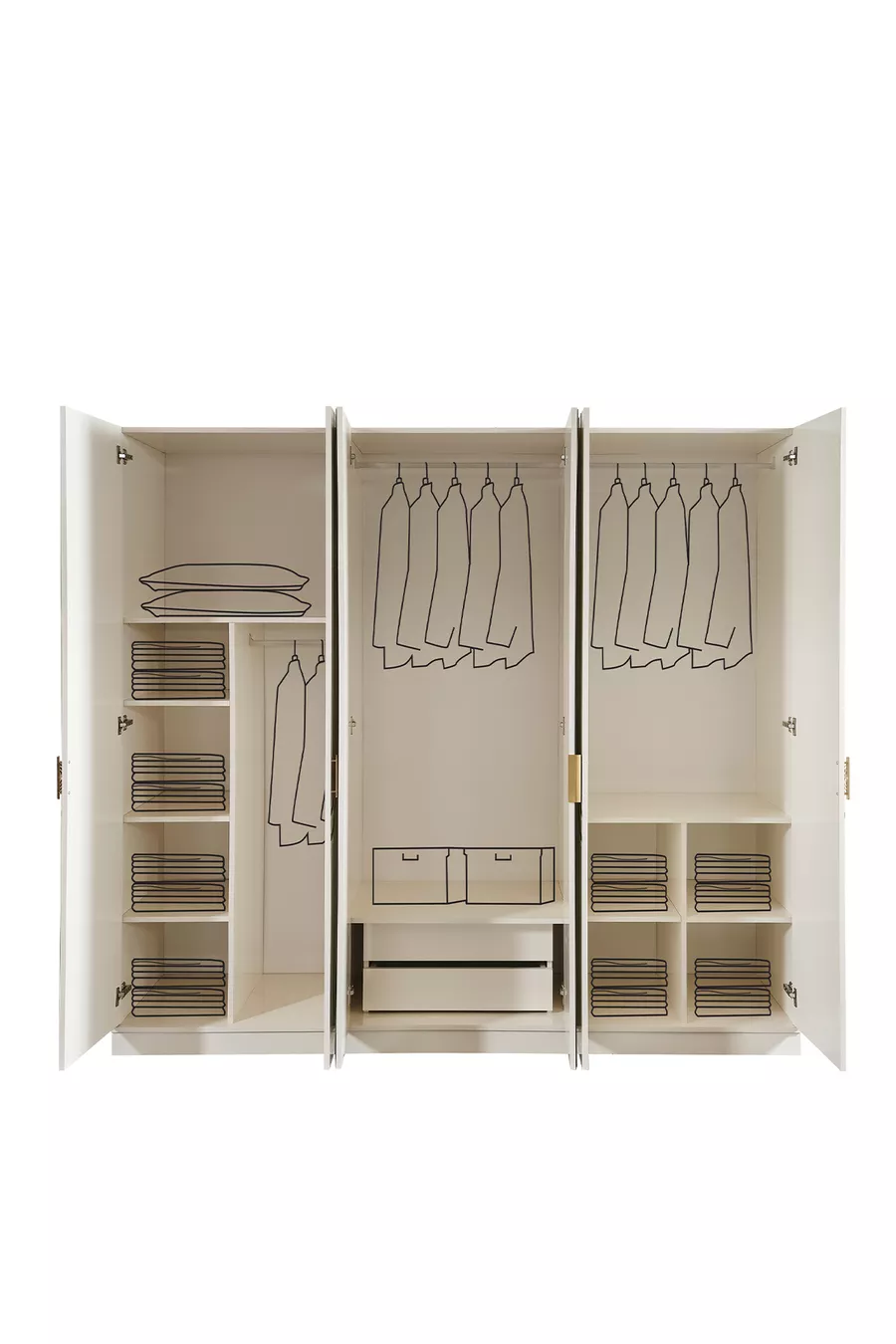 Ensemble de chambre à coucher Safir en aggloméré