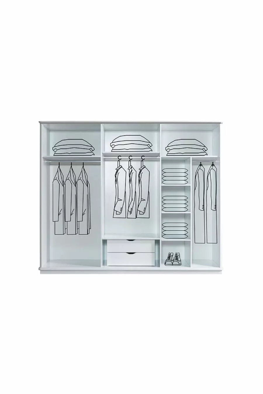 Asel % MDF Slaapkamer Set