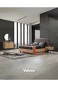 Set Camera da Letto İzgi (Armadio ad Angolo con Ante in Vetro + Como + Comodino + Letto)