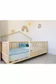 Back Roofed Doğal Ahşap Yatak Montessori Bebek Ve Çocuk Karyolası