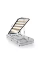 Bed with Base and Car Design, Mustang Style, Full LED, Remote Controlled and Musical