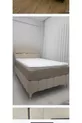 Ensemble de chambre à coucher avec détails en MDF doré