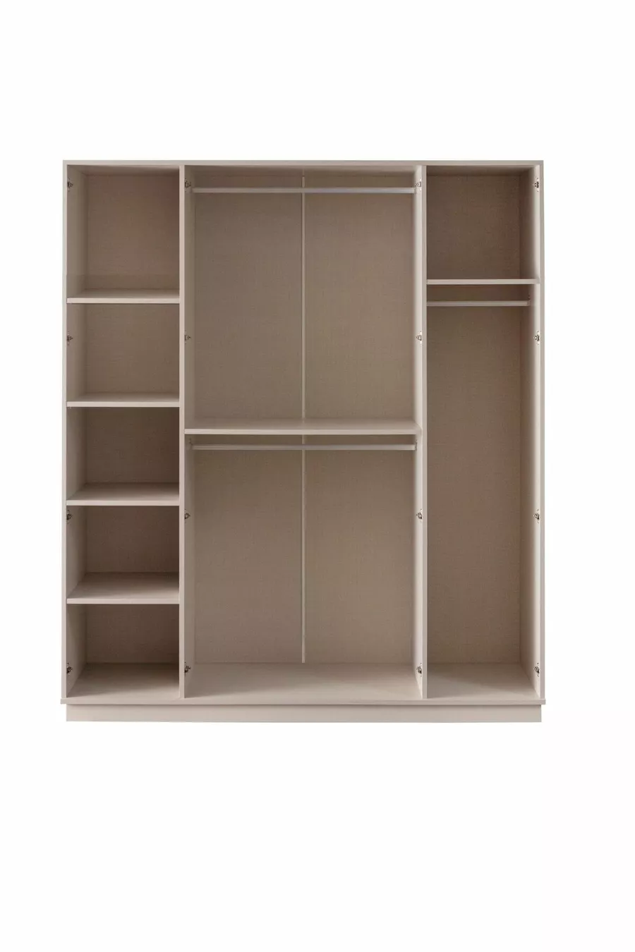 Ensemble Chambre Jeune Bali - Armoire 4 Portes, Bureau, Commode, Table de Chevet