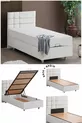 Almada Dubbele Set, Eenpersoons Bedbodem en Hoofdeinde Set