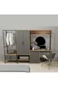 Ensemble de meubles d'hôtel Modulago Maxi Anthracite Noyer