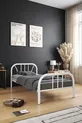 Royal Metal Einzelbett Weiß Schmiedeeisen Bett