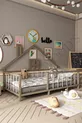 Lit pour enfant Judy Bebek Montessori en MDF à apparence bois