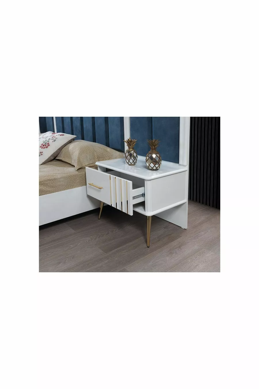 Camera da letto Erva con struttura in MDF
