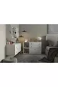 Ensemble de chambre à coucher modulable avec mur, chambre à coucher et dressing, blanc
