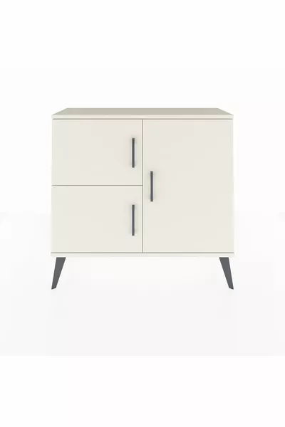 Arges Dresser 2 Shelves 3 Doors Moonstone/Moonstone-Anthracite