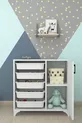 Шкаф с 5 корзинами Многофункциональный шкаф Шкаф для игрушек Kayra белый