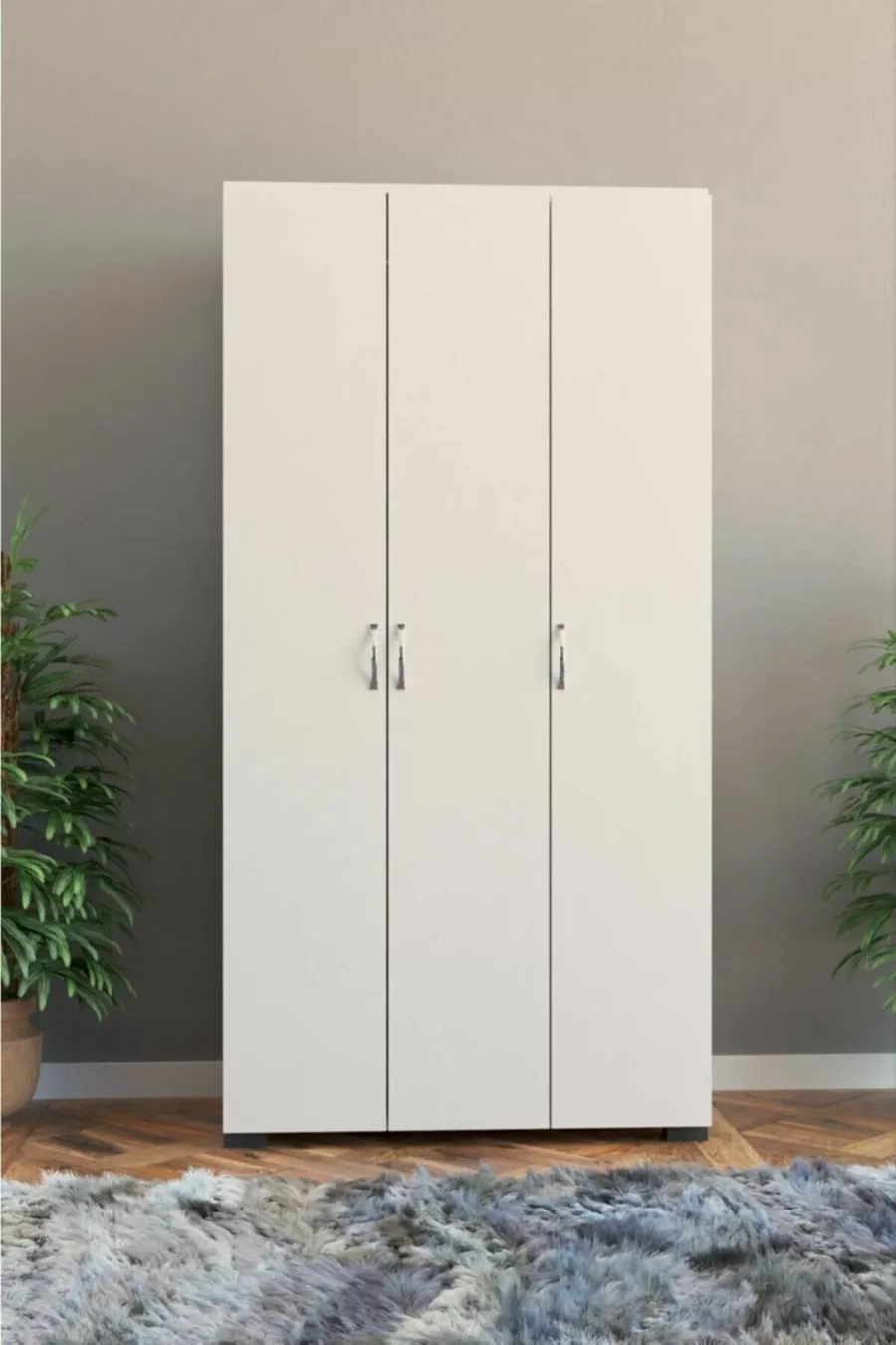 Armoire 3 portes - Blanche