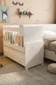 Wiegbabybed met lade die naast het bed van moeder kan staan – wit, comfortabel en veilig model
