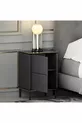 Table de chevet Immagine Anthracite (Motif Marbre)