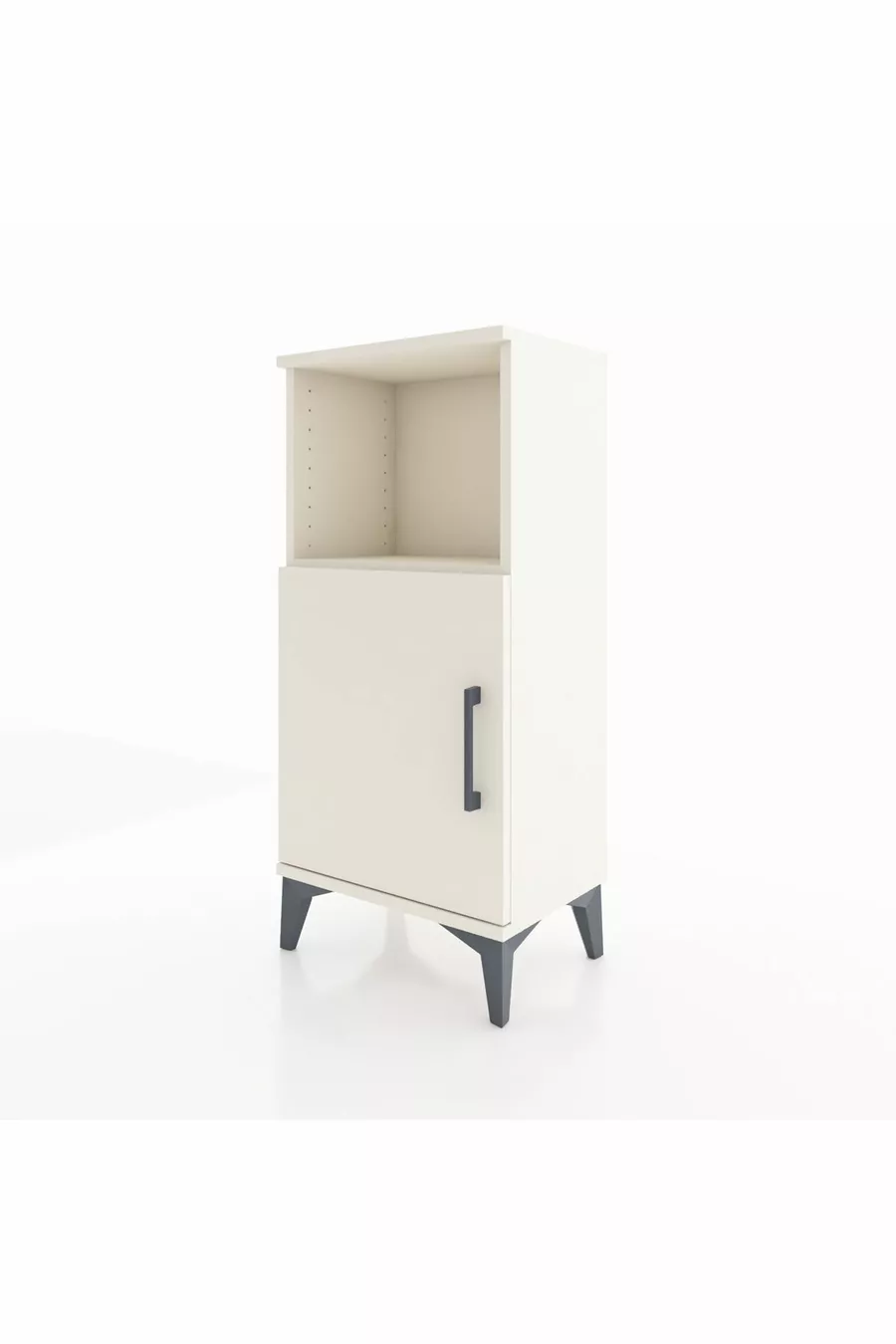 Armadio Arges a 2 Ripiani con 1 Porta, Colore Azzurro-azzurro