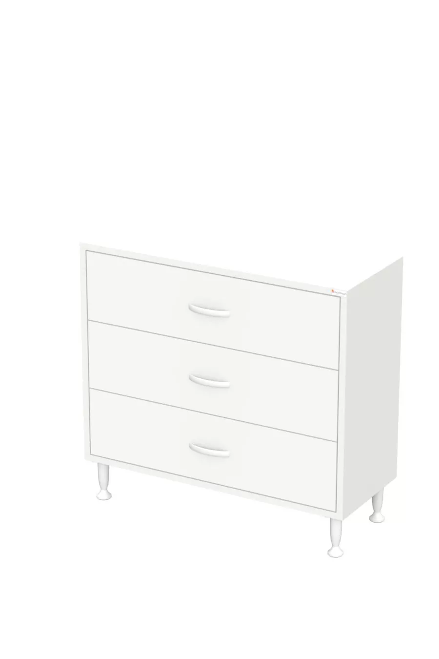 SÖKE, 3-Drawer, Freestanding, Multi-Purpose Bathroom Cabinet (available in different widths)