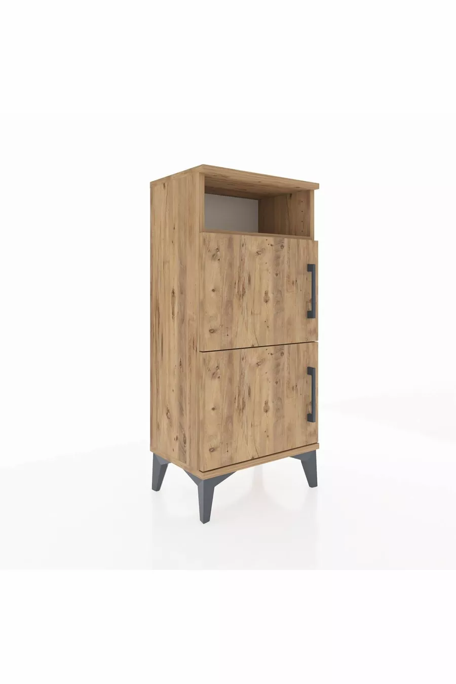 Arges Commode Single Shelf 2-Door Pine-Pine