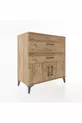 Commode Hyperion 2 tiroirs 2 portes Pin-Pin