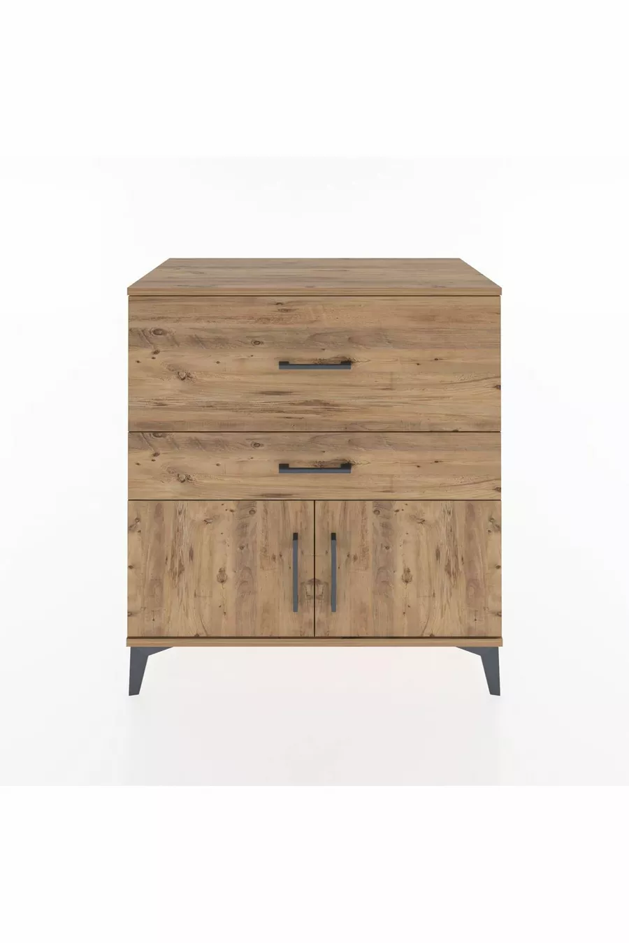Commode Hyperion 2 tiroirs 2 portes Pin-Pin