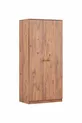 Lits superposés, lits superposés avec rampes détachables pour enfants en Asie, armoire à deux portes, noyer