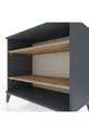 Commode Hyperion 2 étagères Anthracite-Pin