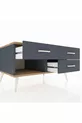 Cassettiera Kronos 3 Cassetti Antracite-Pino/Antracite