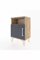 Arges Commode 2 Planken Met 1 Deur Den-Hout-Antraciet