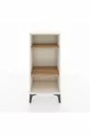 Arges Commode 2-Shelf Moonstone-Pine