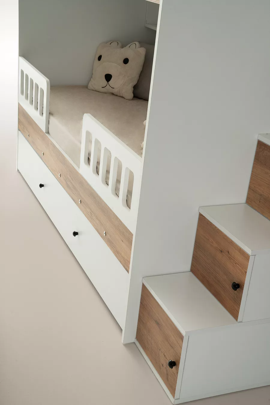 Berlin Ranza / Letto a castello in bambù con 2 molle incluso