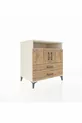 Kronos Dresser 3 Shelves 2 Drawers 2 Doors Moonstone-Pine