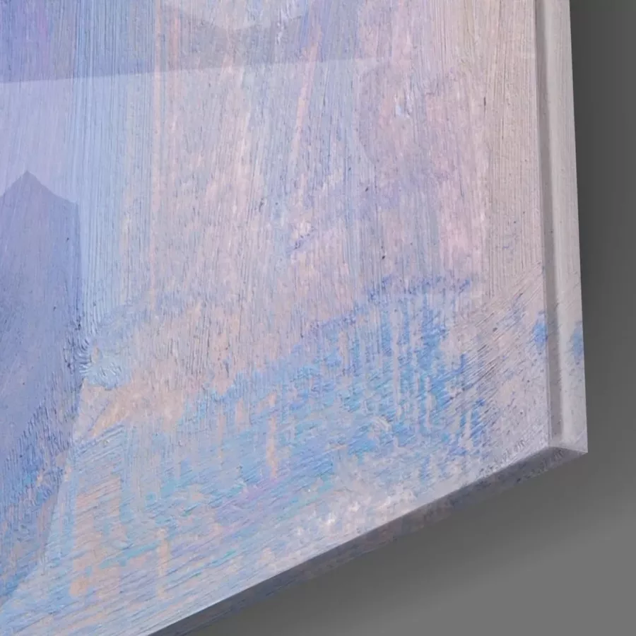 Peinture sur verre papillon