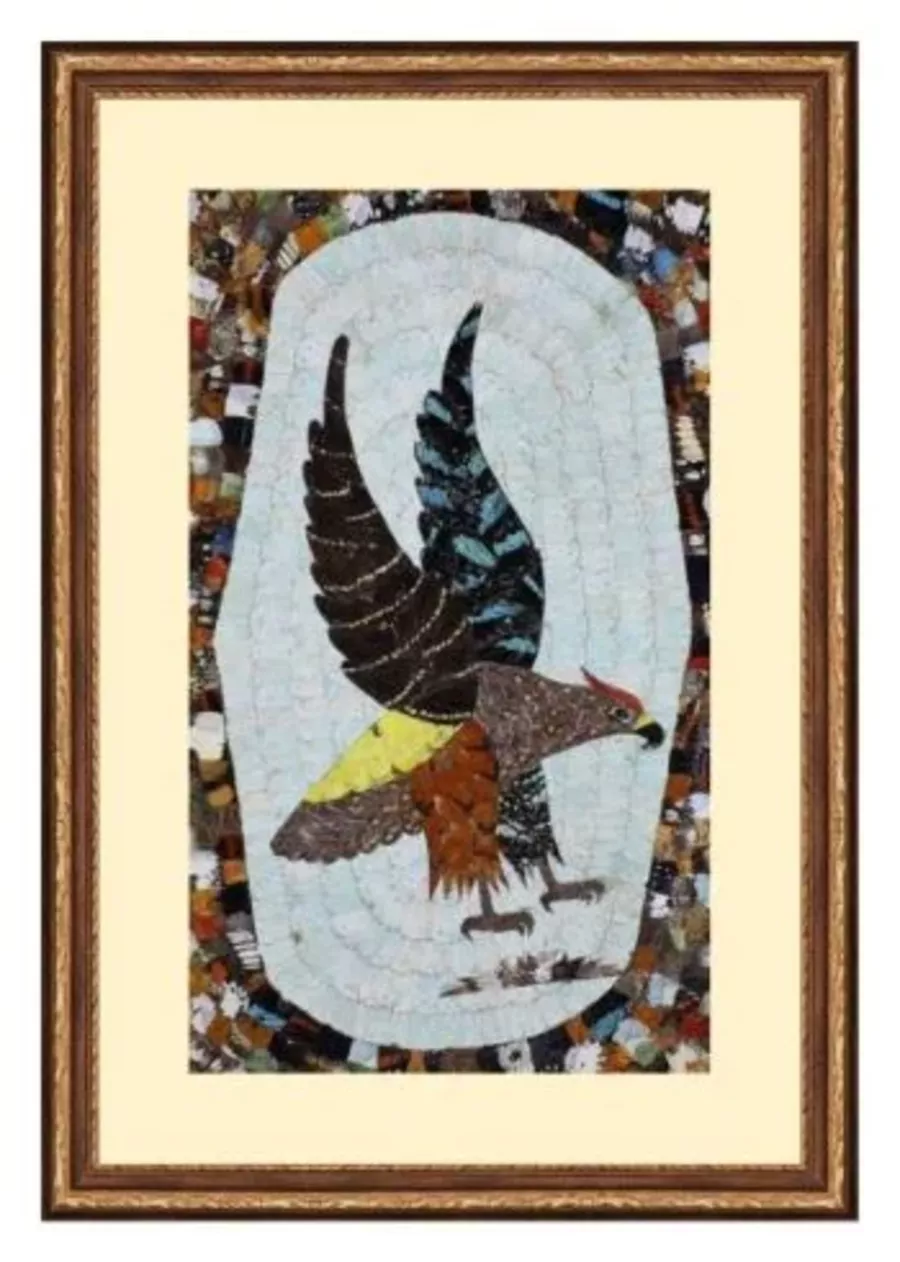 Peinture à motif d'aigle