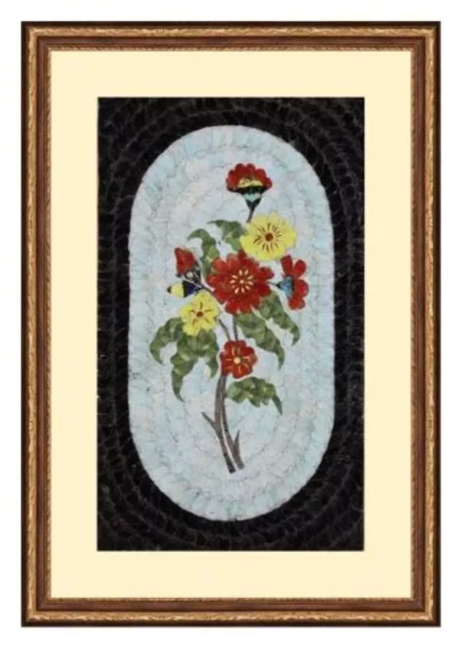 Peinture à motif de roses