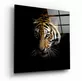 Peinture sur verre de tigre