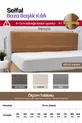 Housse de Tête de Lit pour Lit - Tissu Matelassé en Poil de Poney (Options de Taille)