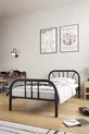 Royal Metal Karyola Siyah Tek Kişilik Ferforje Yatak , , , , 