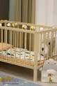 Letto per bambole in legno Montessori