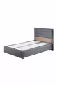 Sofia Comfort Bedset Eenpersoonsbed Basis Hoofdeinde Grijs