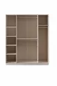 Ensemble Chambre Jeune Bali - Armoire 4 Portes, Bureau, Commode, Table de Chevet