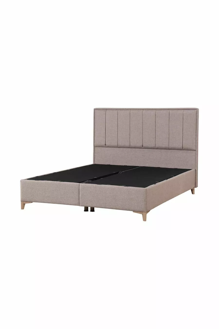 Ensemble Tête de Lit et Sommier Coffre Gold Therapy Marron (LIT NON INCLUS)