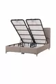 Ensemble Tête de Lit et Sommier Coffre Gold Therapy Marron (LIT NON INCLUS)