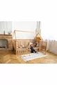 Cm Geländer-Holz-Montessori-Bett - Massivholz-Bett - 