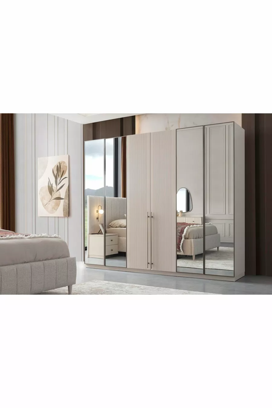 ENSEMBLE DE CHAMBRE À COUCHER ANTIQUE