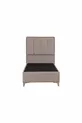 Gold Therapy Bettgestell mit Kopfteil Set mit Stauraum Braun (BETT NICHT INKLUSIVE)