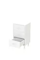 SÖKE, Armoire de salle de bain multifonctions à 3 tiroirs sur pied (différentes options de largeur)