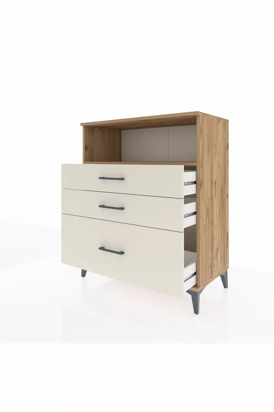 Hyperion Dressoir Met Één Plank En 3 Lades Den-Hardsteen