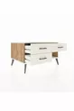 Commode Kronos à 3 tiroirs Pin-Pierre d'Agate