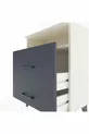Comodino Arges con 1 ripiano e 2 cassetti Atesino-Antracite