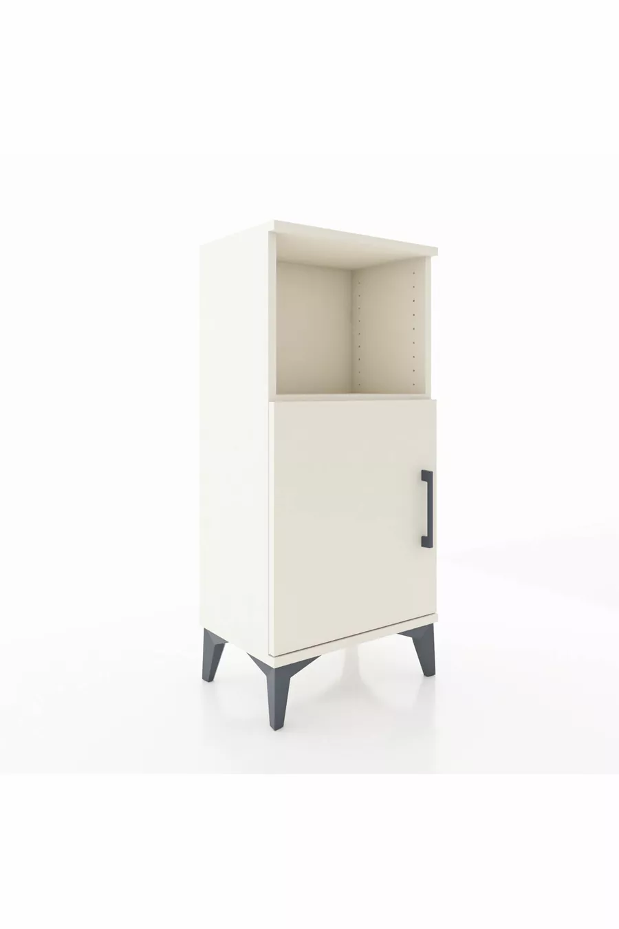 Armadio Arges a 2 Ripiani con 1 Porta, Colore Azzurro-azzurro